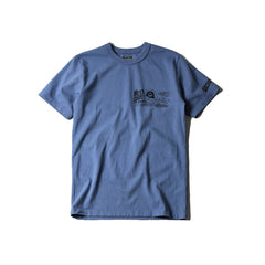 May club -【WESTRIDE】"CHOPPER SAVED MY LIFE" TEE - W.BLUE