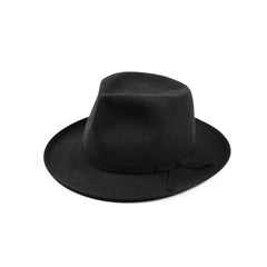 May club -【BAD QUENTIN】STETSON ANTELOPE FELT HAT - BLACK