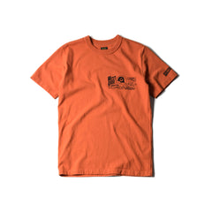 May club -【WESTRIDE】"CHOPPER SAVED MY LIFE" TEE - ORANGE