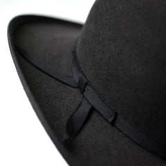 May club -【BAD QUENTIN】STETSON ANTELOPE FELT HAT - BLACK