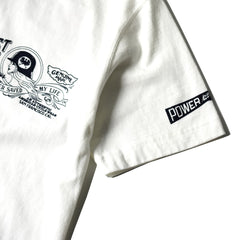 May club -【WESTRIDE】"CHOPPER SAVED MY LIFE" TEE - WHITE