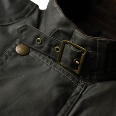 May club -【Addict Clothes】ACV-WX04 WAXED COTTON ULSTER JACKET - KHAKI GREEN