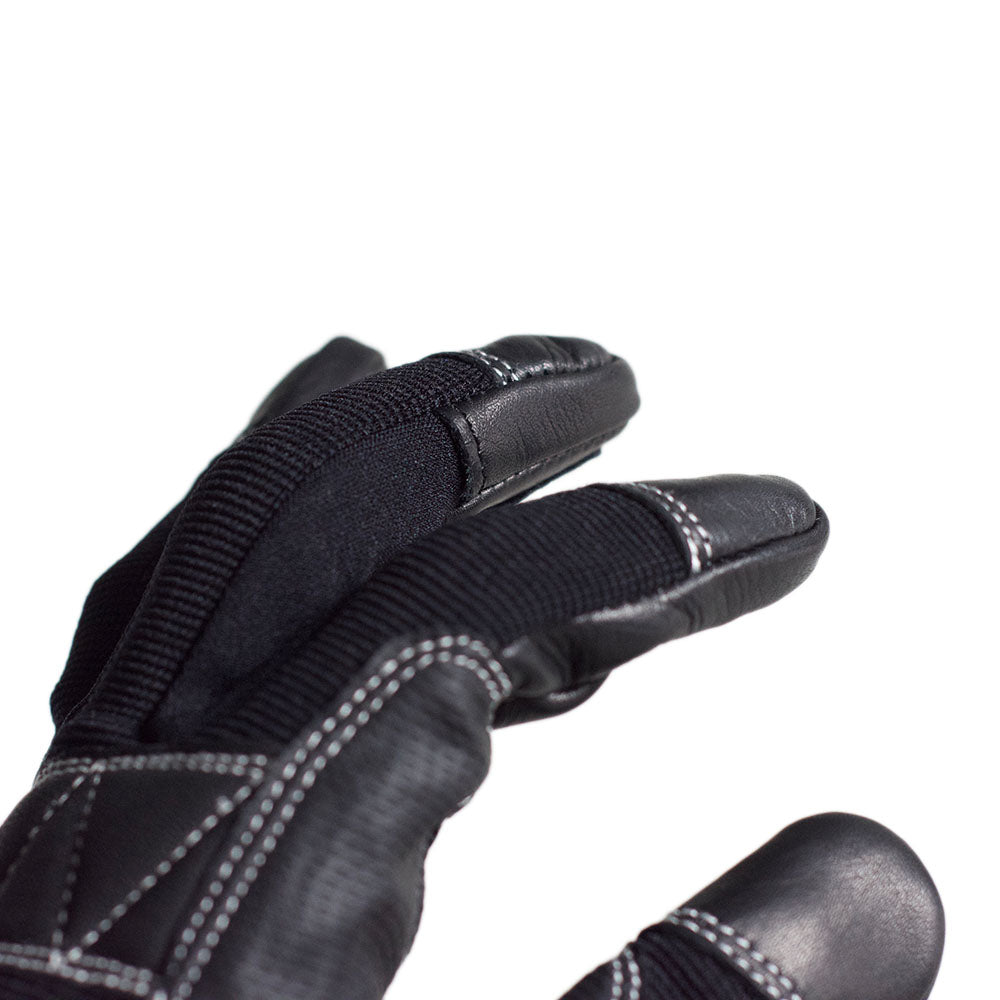 TEXTILE GLOVE - SOLID (BLACK) - May club