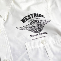 May club -【May club】MAY CLUB x WEST RIDE x PSYCHO 7TH ANNIVERSARY SHIRTS - WHITE