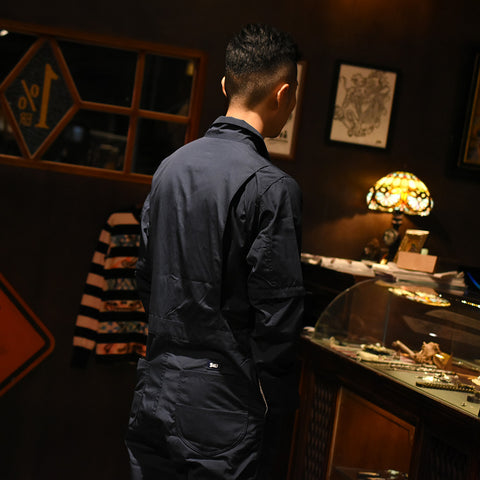 May club -【BLUCO】LIGHT WEIGHT COVERALL - NAVY