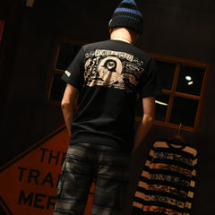 May club -【WESTRIDE】"CHOPPER SAVED MY LIFE" TEE - BLACK