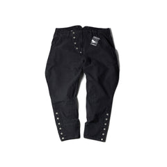 May club -【HARDLY-DRIVEABLE】LIGHT JODHPURS PANTS - BLACK