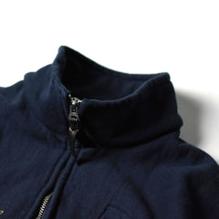 May club -【WESTRIDE】HEAVY WEIGHT FULL ZIP STAND - CATHERINE (NAVY)