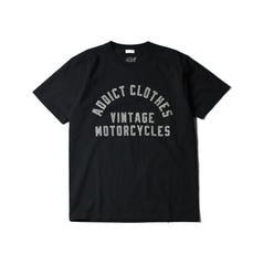 May club -【Addict Clothes】AD-CSP-04 CHECKER ACVM POCKET TEE - BLACK