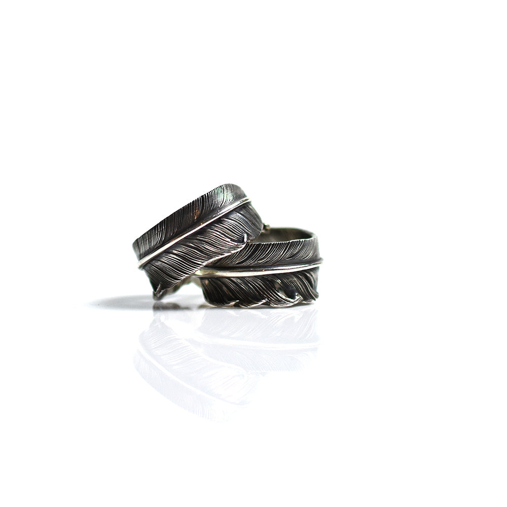 May club -【Chooke】SHARP COIN FEATHER RING