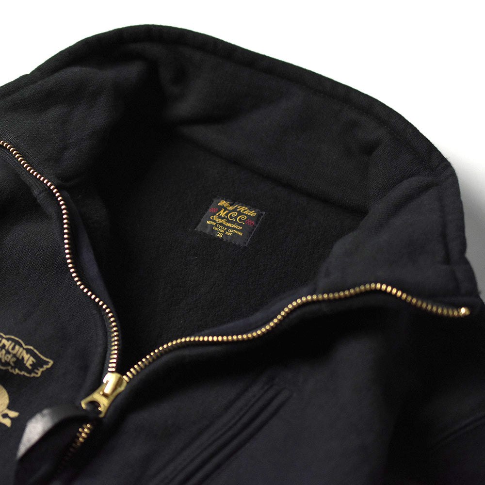 May club -【WESTRIDE】HEAVY WEIGHT FULL ZIP STAND - CATHERINE (BLACK)