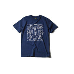 May club -【WESTRIDE】"SURVIVE ON THE ROAD" TEE - NAVY