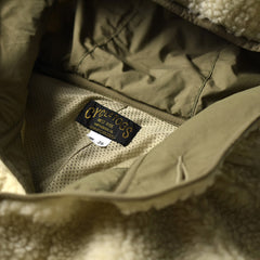 May club -【WESTRIDE】PILE HOODIE - OLIVE / CREAM