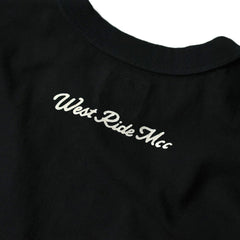 May club -【WESTRIDE】"IN THE WIND" TEE - BLACK