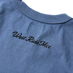 May club -【WESTRIDE】"IN THE WIND" TEE - W.BLUE