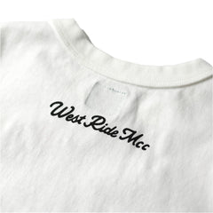 May club -【WESTRIDE】"IN THE WIND" TEE - WHITE