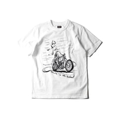 May club -【WESTRIDE】"BLOWIN' IN THE WIND" TEE - WHITE