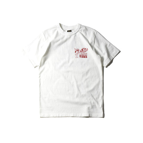 May club -【WESTRIDE】"WRMC TIRES" TEE - WHITE