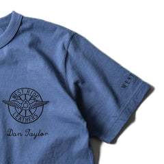 May club -【WESTRIDE】"WEST RIDE TRADE MARK" TEE - W.BLUE