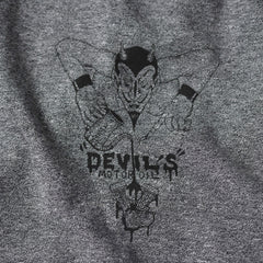 May club -【WESTRIDE】"DEVIL'S MOTOR OIL" TEE - GREY