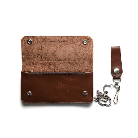 May club -【BAD QUENTIN】TRUCKER WALLET - BROWN