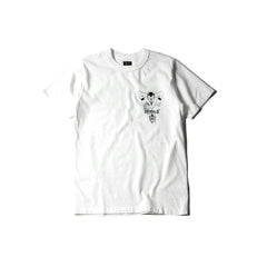 May club -【WESTRIDE】"DEVIL'S MOTOR OIL" TEE - WHITE