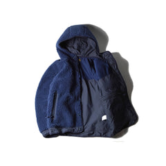 May club -【WESTRIDE】PILE HOODIE - NAVY / NAVY