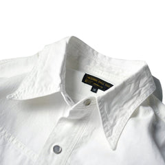 May club -【WESTRIDE】WR3007S CHAMBRAY WESTERN SHIRT - WHITE