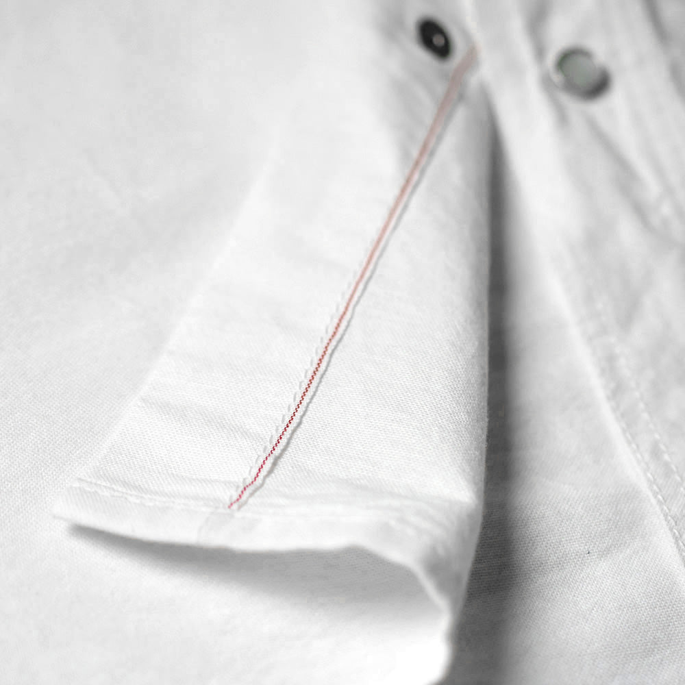May club -【WESTRIDE】WR3007S CHAMBRAY WESTERN SHIRT - WHITE