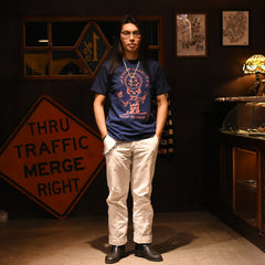 May club -【WESTRIDE】"HOW DO YOU DO" TEE - NAVY