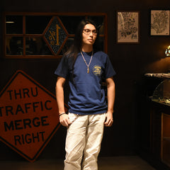 May club -【WESTRIDE】"A WAY OF LIFE" TEE - NAVY