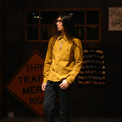 May club -【Addict Clothes】ACV-SH01 PADDED FLANNEL SHIRT - MUSTARD