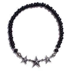 Star Beads Bracelet - onyx beads - May club