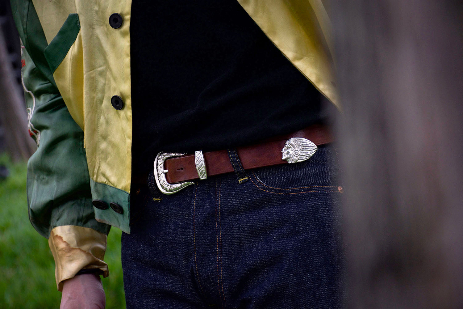 MAY CLUB ALL SILVER WESTERN BELT - PREORDER