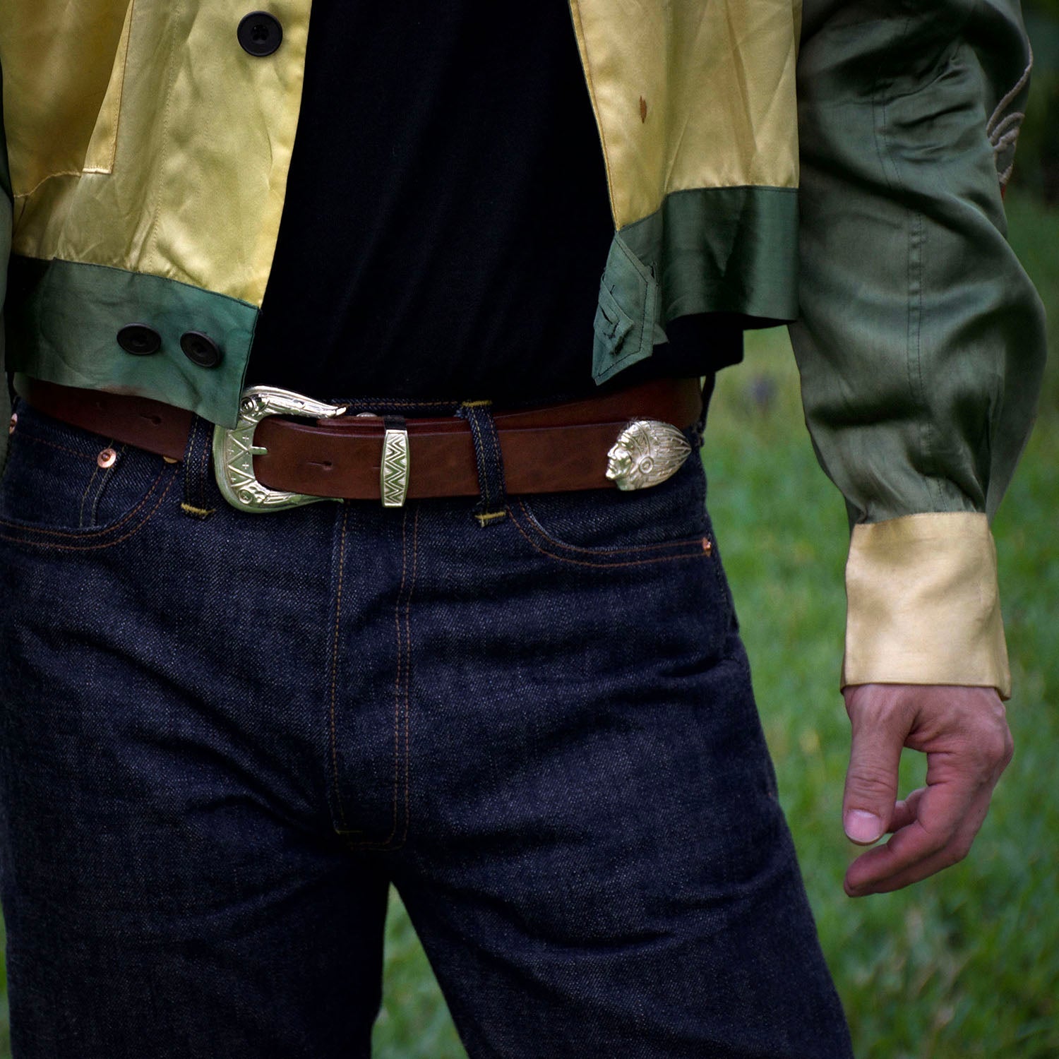 MAY CLUB ALL SILVER WESTERN BELT - PREORDER