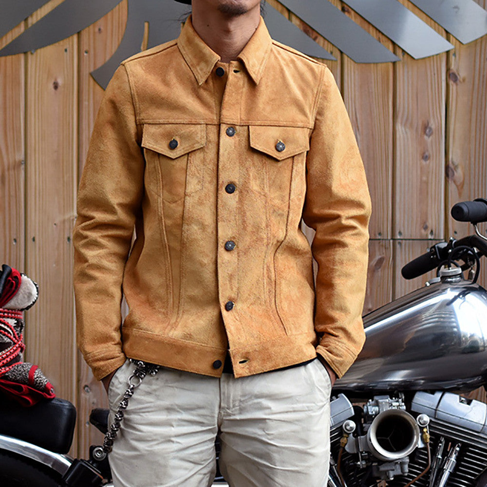 May club -【WESTRIDE】ROUGH-OUT COW LEATHER DEAN JACKET