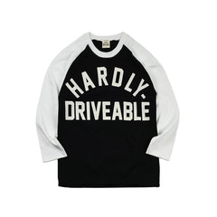 May club -【HARDLY-DRIVEABLE】Logo Long Sleeve T-Shirt (Arch-Beige)