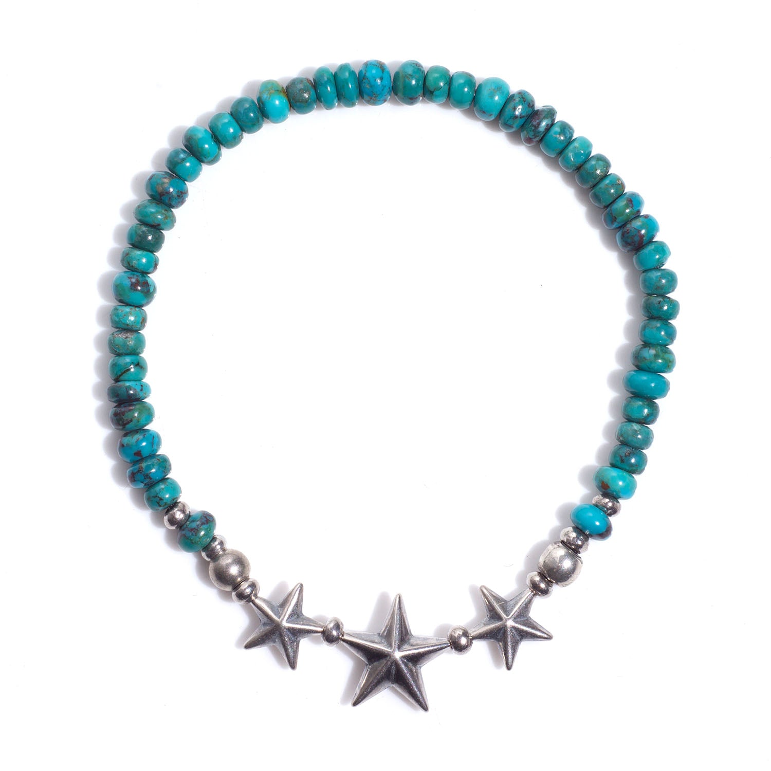 Star Beads Bracelet - Turquoise Beads - May club