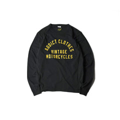 May club -【Addict Clothes】AD-CSLP01 ACVM LONG SLEEVE TEE - BLACK