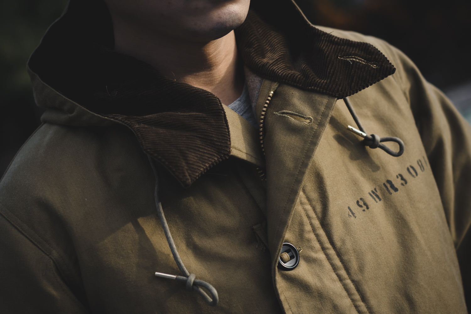 CANADIAN DECK JACKET - OLIVE - May club