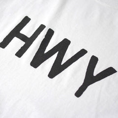 May club -【HWY】ARMY TEE - WHITE