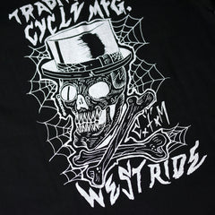 May club -【WESTRIDE】"TRADITION CYCLE MFG" TEE - BLACK