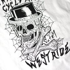 May club -【WESTRIDE】"TRADITION CYCLE MFG" TEE - WHITE