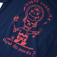 May club -【WESTRIDE】"HOW DO YOU DO" TEE - NAVY