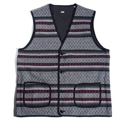 21SS MEXICAN RUG VEST BGDY - May club