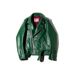 May club -【Addict Clothes】AD-06 HORSEHIDE HIGHWAYMAN JACKET - GREEN