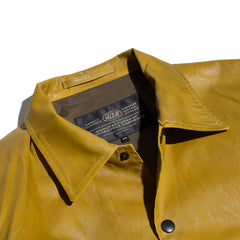 ACV-WX03 WAXED COTTON COACH JACKET - MUSTARD - May club