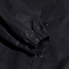 ACV-WX03 WAXED COTTON COACH JACKET - BLACK - May club