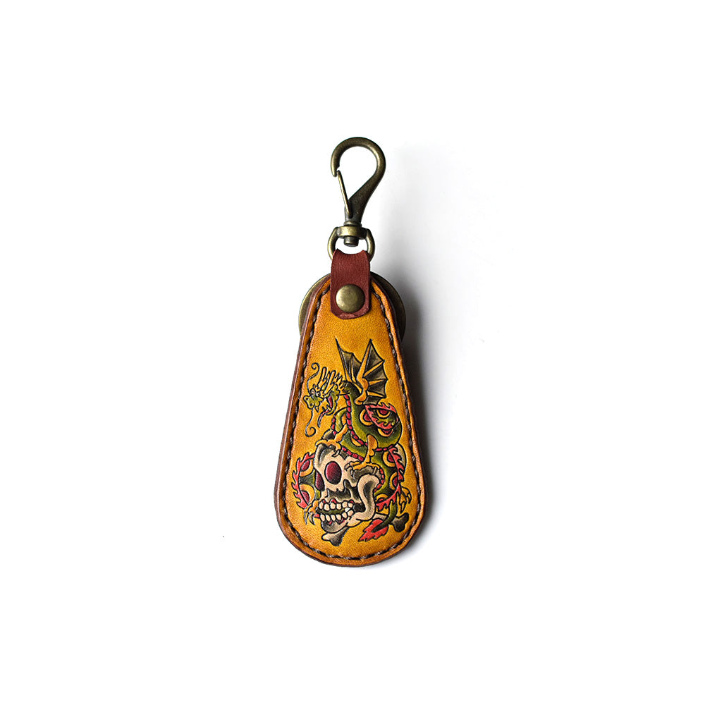 May club -【GDW Studio】Shoehorn Keychain - Dragon Skull