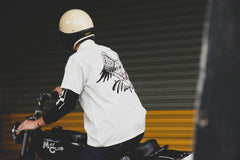 MAY CLUB x WEST RIDE x PSYCHO 7TH ANNIVERSARY SHIRTS - WHITE - May club